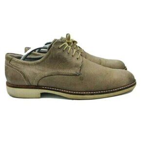 Ecco Shoes Mens Size 11 / EU42 Oxford Leather Dress Shoe Gray Soft Leather
